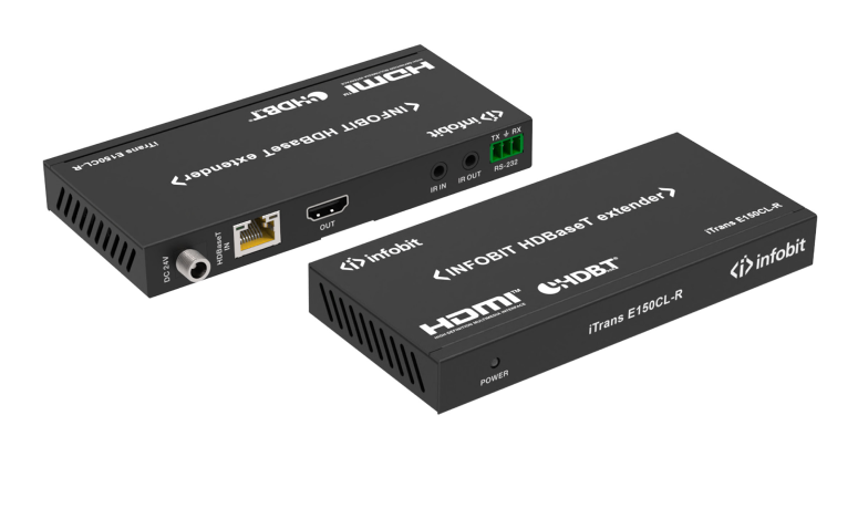 Приемо-передатчик Infobit E150CL HDBaseT (Tx и Rx), HDMI 10,2 Гбит / 150 м для 1080p